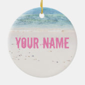 プーケットビーチタイランド セラミックオーナメント (裏面)