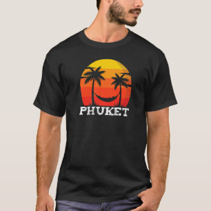 プーケットレトロサンセットサマーヴィンテージバケーションプーケット Tシャツ