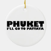 プーケット私はパタヤに行く セラミックオーナメント (裏面)