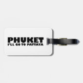 プーケット私はパタヤに行く ラゲッジタグ (裏面横)