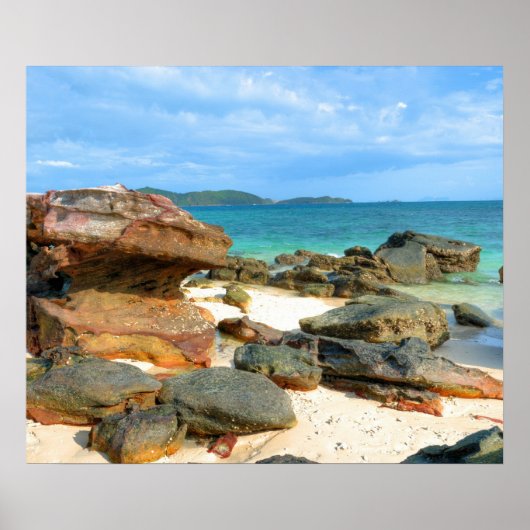 プーケット近くのアンダマン海沿岸 ポスター (正面)