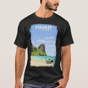プーケット・タイ旅行ポスター Tシャツ