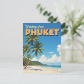プーケット パトン ビーチ タイ 旅行 ポストカード (スタンド正面)
