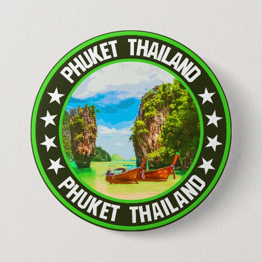 プーケット 缶バッジ (正面)
