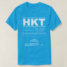 プーケ国際的ットエアポートHKT Tシャツ