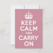 プースKeep Calm and Carry On (正面)