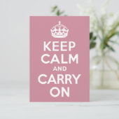 プースKeep Calm and Carry On (スタンド正面)