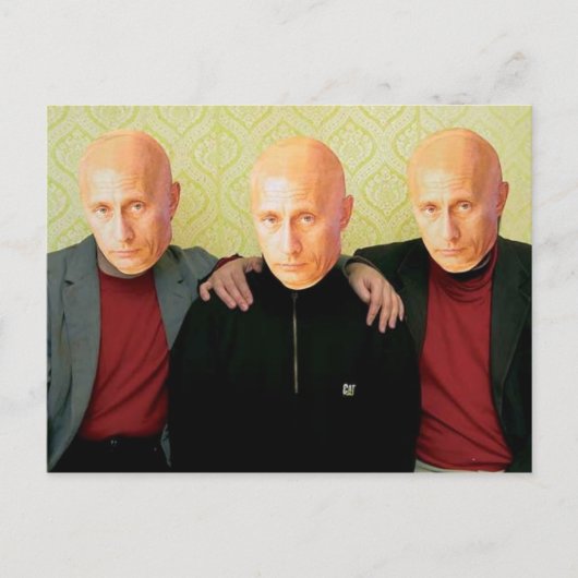 プーチンВладимир Путин ポストカード (正面)