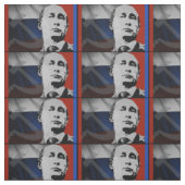 プーチンとロシア国旗 ファブリック (見本)