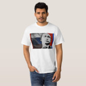 プーチンとロシア国旗 Tシャツ (正面フル)