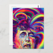 プーチンの虹の思考はがき ポストカード (正面/裏面)