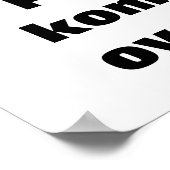 プーチンはトランプに対してコマンマートを持っているか？ポスター ポスター (角)