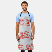 プーチンは私のルーティン エプロン (着用した状態)