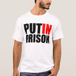 プーチンを刑務所に入れる Tシャツ