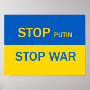 プーチンストップ戦ストップ争ポスター！ ポスター