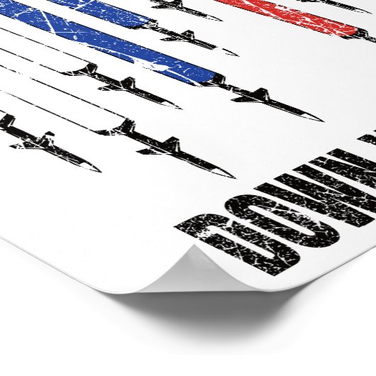 プーチン反戦平和ウクライナとダウン ポスター (角)