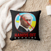 プーチン手オフウクライナ クッション (ブランケット)