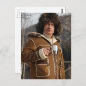 プーチン飲む！ ポストカード (正面/裏面)