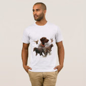 プーデルポインターTシャツ Tシャツ (正面フル)