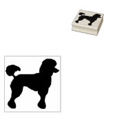 プードシルエットアートスタンプ ラバースタンプ (押印)