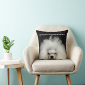 プードルおもしろいユーモア装飾用クッション クッション (椅子)