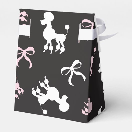 プードルかわいらしパラダイス フェイバーボックス (裏面サイド)