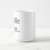 プードルのお母さんのマグ コーヒーマグカップ (中央)