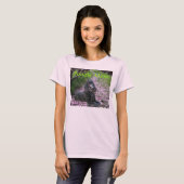 プードルのお母さんのFlowersTワイシャツ Tシャツ (正面フル)