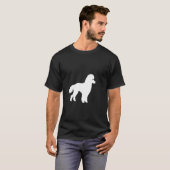 プードルのシルエット Tシャツ (正面フル)