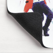 プードルのスカートおよびサドルシューズを持つ振動ダンサー マウスパッド (コーナー)