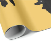 プードルのデザインの包装紙 ラッピングペーパー (ロールコーナー)