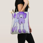 プードルのトートバッグ トートバッグ (クローズアップ)