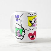 プードルのハート コーヒーマグカップ (正面左)