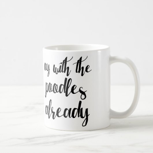 プードルのマグとのOy コーヒーマグカップ (右)