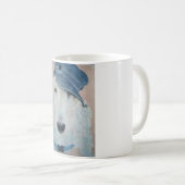 プードルのマグの提起 コーヒーマグカップ (正面右)