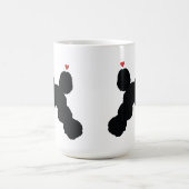 プードルのマグ コーヒーマグカップ (中央)