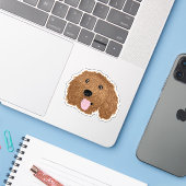 プードルのママ マグカップ シール (ノートパソコンとiPhone)