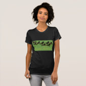 プードルの休日カード Tシャツ (正面フル)