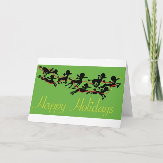 プードルの休日 シーズンカード (正面)