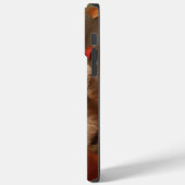 プードルの子犬の秋の喜びのかぼちゃ Case-Mate iPhoneケース (裏面 / 左)