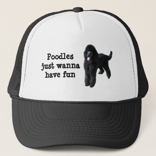 プードルの帽子 キャップ (正面)