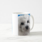 プードルの恋人のギフト コーヒーマグカップ (正面右)