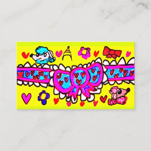 プードルの恋人 名刺 (正面)