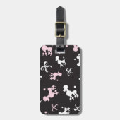 プードルの情熱 ラゲッジタグ (正面縦)