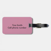 プードルの情熱 ラゲッジタグ (裏面横)