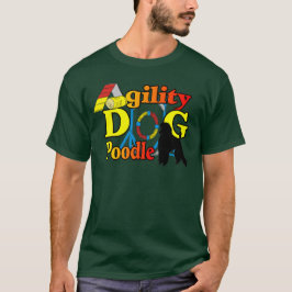 プードルの敏捷性ギフト Tシャツ