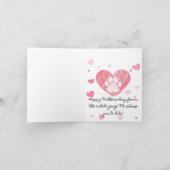 プードルの母の日への愛 サンキューカード (内部)