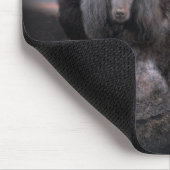 プードルの石のマウスパッド マウスパッド (コーナー)