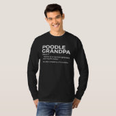 プードルの祖父はプードルの所有物である定義 Tシャツ (正面フル)