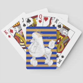 プードルの行動のトランプ トランプ